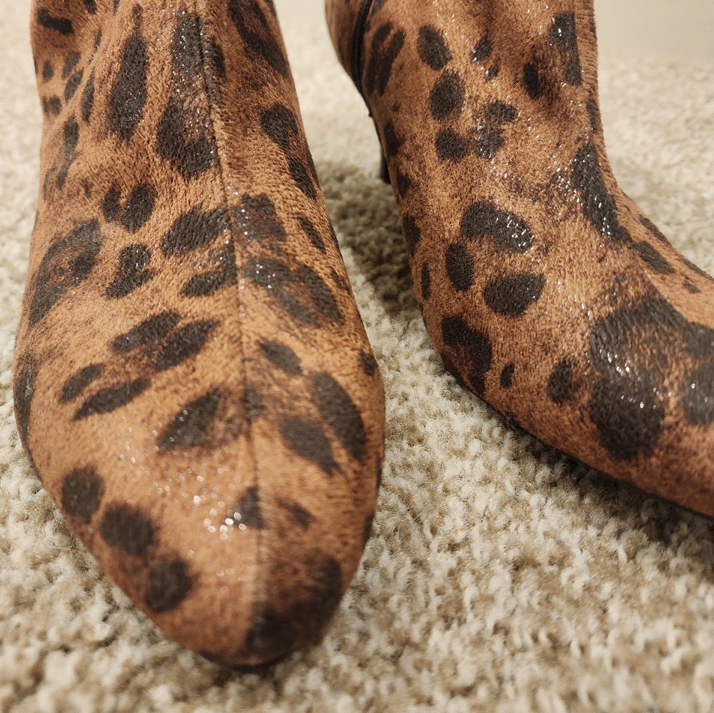 Animal Print Booties - image 4